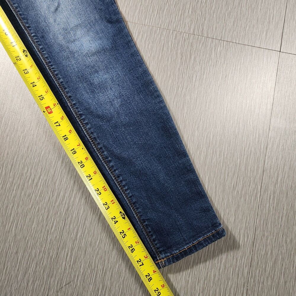 1822 Denim Jeans Womens 6 Adrianna Blue Skinny Dark Wash - Picture 8 of 9